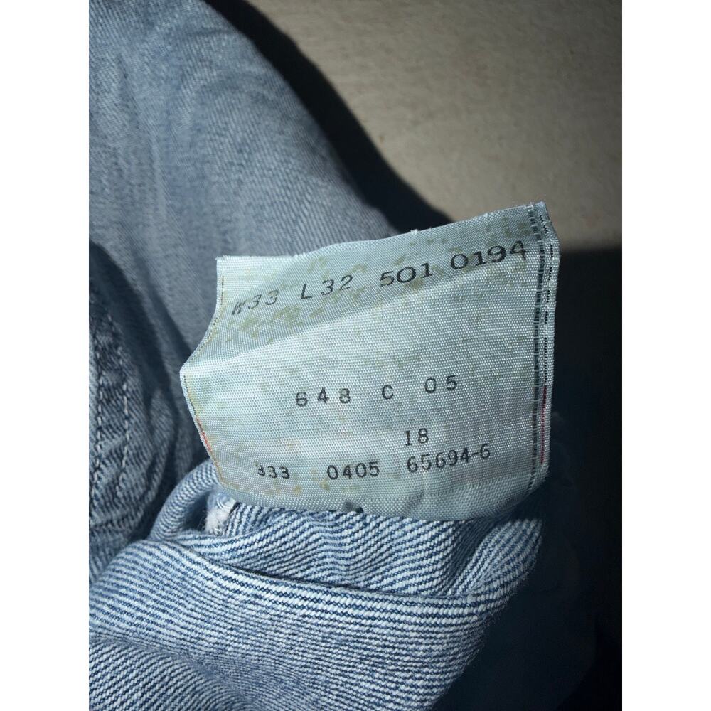 Levi’s Strauss men’s vintage 501 butterfly blue jeans - Picture 15 of 16